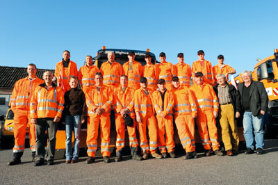 Das Team des A1 mobil Straßenbetriebsdienstes